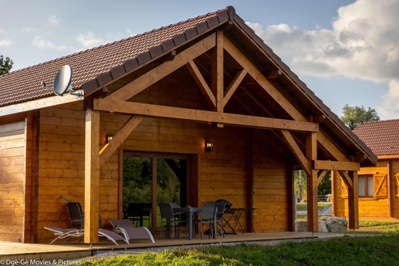 Les Jardins Du Herisson Chalet 2 Bonlieu Bagian luar foto
